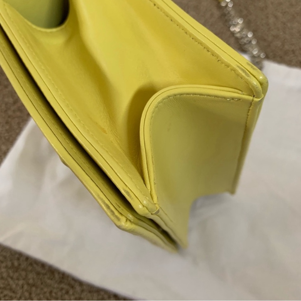 Christian Dior Citron Diorama Small Lambskin Bag - Picture 12 of 13